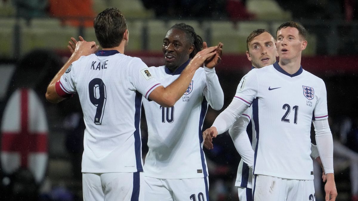 Anglie stvrdila postup na mistrovství světa, Portugalsko přišlo o výhru v nastavení